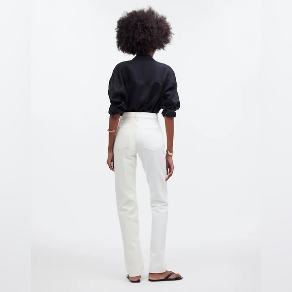Madewell | The 90s Straight Jean | White | Size 27 - Picture 4 of 13